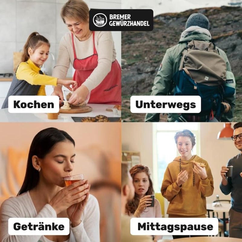 Bremer Gewürzhandel gember, stukjes gedroogd fruit gekruid, aromatisch, kruidig, ongezwaveld, 1kg Gedroogde producten Naty Shop