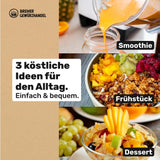 Bremer Gewürzhandel mango, gedroogde mangoreepjes, ongezwaveld, zonder toegevoegde suikers, 1kg Gedroogde producten Naty Shop