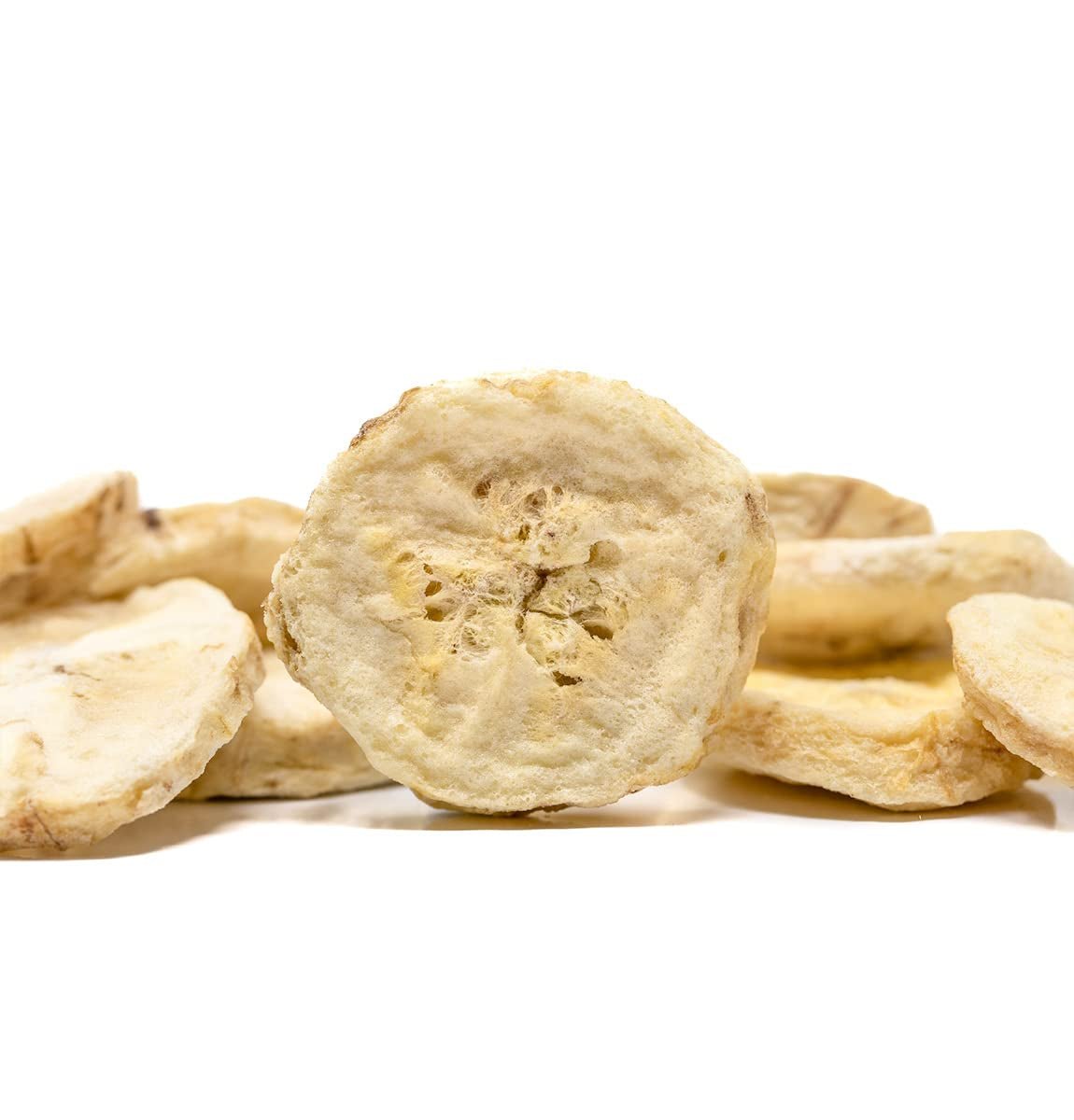 BRIX gevriesdroogde bananen | Natuurbananen, gedroogd 140 g | Great Taste Award voor gedroogd fruit, gedroogd | Niet-GMO, glutenvrij, veganistisch, geconserveerde vitaminen Naty Shop gedehydrateerde producten
