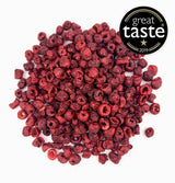 BRIX Gevriesdroogde bittere kersen | Natuurlijke gedroogde kersen 105g | Great Taste Award Gedroogd fruit, gedroogde bittere kersen | GMO-vrij, glutenvrij, veganistische vitaminen zijn geconserveerde gedehydrateerde producten van Naty Shop