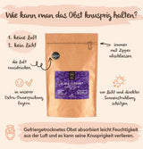 BRIX Gedroogde zwarte bessen | Gedroogde zwarte bessen 105 g | Great Taste Award, gedroogde zwarte bessen | Niet-GMO, glutenvrij, veganistisch, achtergehouden vitamines Naty Shop gedehydrateerde producten