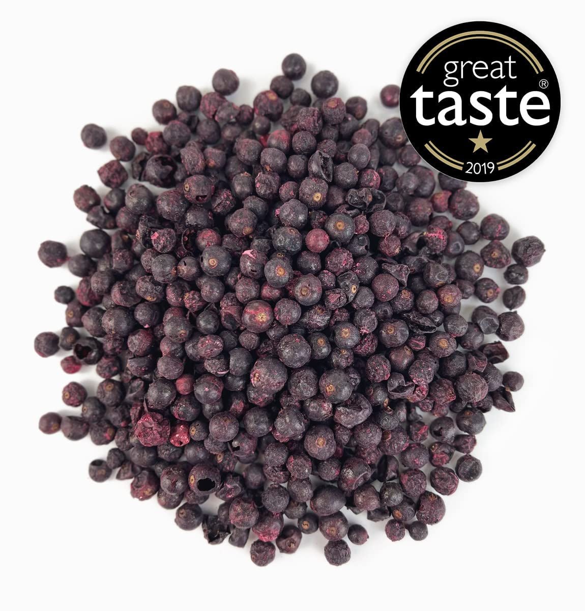 BRIX Gedroogde zwarte bessen | Gedroogde zwarte bessen 105 g | Great Taste Award, gedroogde zwarte bessen | Niet-GMO, glutenvrij, veganistisch, achtergehouden vitamines Naty Shop gedehydrateerde producten