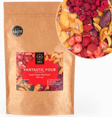 Brix Gevriesdroogd Fruit Fantastic Four (80g) - Prijs goede smaak, heerlijk en gezond tussendoortje, droog knapperig, rijk aan vitamines Gedroogde producten Naty Shop Standaard titel