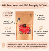 Brix Gevriesdroogd Fruit Fantastic Four (80g) - Prijs goede smaak, heerlijk en gezond tussendoortje, droog knapperig, rijk aan vitamines Naty Shop gedehydrateerde producten