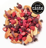 BRIX gevriesdroogd fruit | Natuurlijk mengsel van gedroogde vruchten 115g | Great Taste Award voor gedroogd fruit | Niet-GMO, glutenvrij, veganistisch, achtergehouden vitamines Naty Shop gedehydrateerde producten