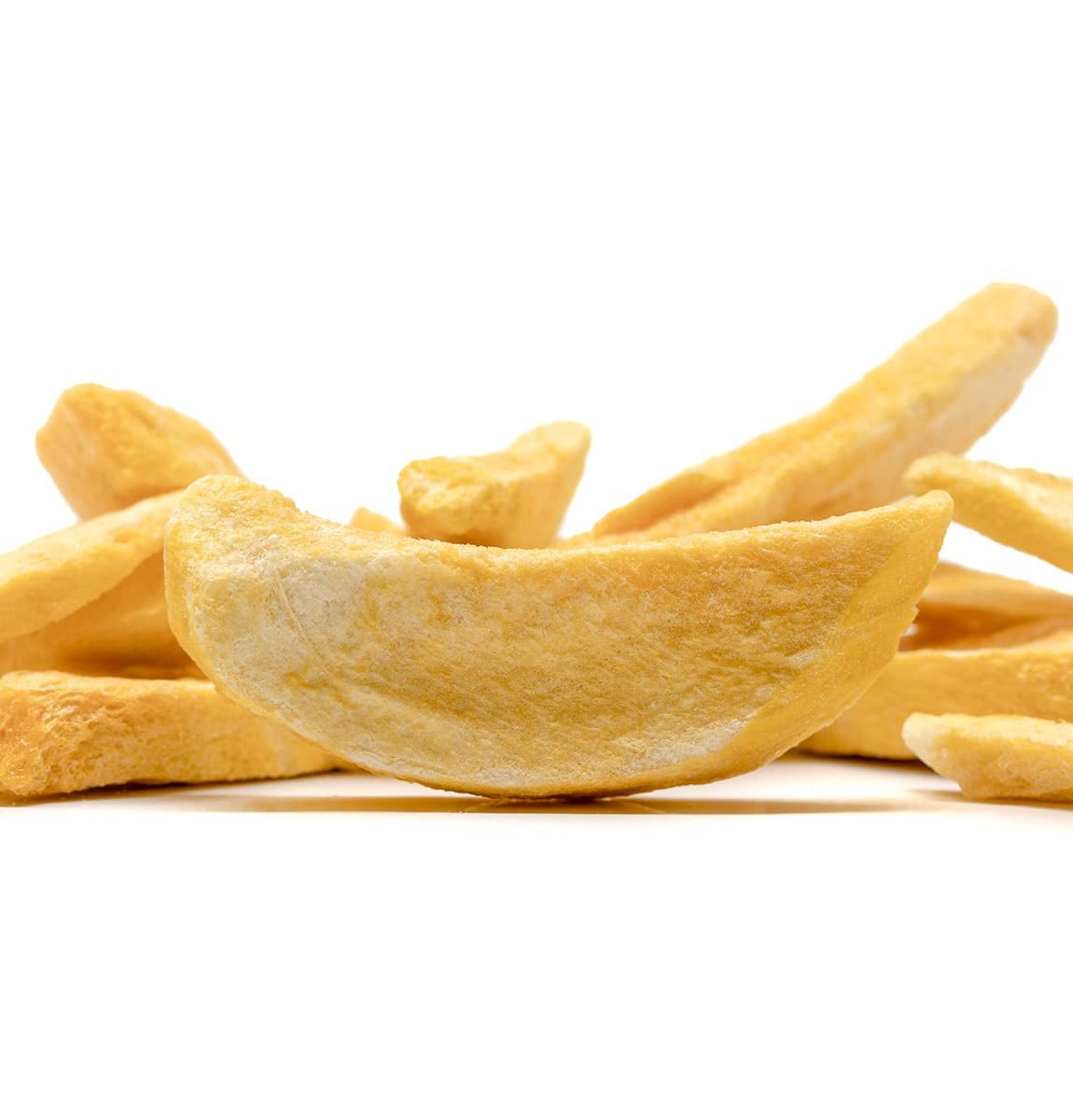 BRIX Gevriesdroogde Mango | Natuurlijke, gedroogde mangoschijfjes 95 g | Great Taste Award gedroogd fruit, gevriesdroogde mango | Niet-GMO, glutenvrij, veganistisch, achtergehouden vitamines Naty Shop gedehydrateerde producten