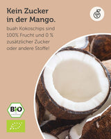 BUAH® Gedroogde Kokoschips | Biologische Kokoschips, Snack, Muesli & Bakkokoschips | Ideale vervanger voor snoep | Veganistisch en zonder toegevoegde suiker | 400 g Naty Shop gedehydrateerde producten