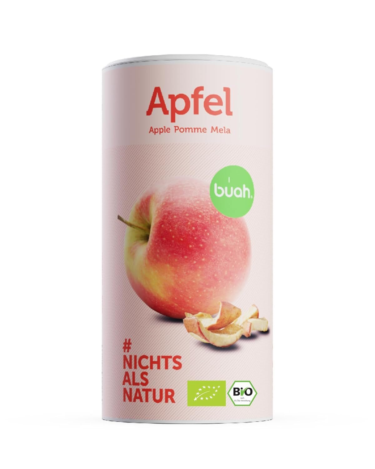 BUAH® Biologische gevriesdroogde appels | Gevriesdroogde biologische appels zonder toegevoegde suikers | 100% gevriesdroogd fruit (veganistisch glutenvrij lactosevrij) | Ideale snack (110g) Naty Shop gedehydrateerde producten 110G
