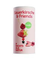 BUAH® Gevriesdroogde fruitmix | kersen, aardbeien, rode en zwarte bessen gevriesdroogd zonder toegevoegde suiker | 100% fruit | veganistisch, glutenvrij, lactosevrij (128g) Gedehydrateerde producten Naty Shop Standaard titel
