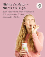 BUAH® Gevriesdroogde vijgen | Vijgenchips Als tussendoortje, voor muesli en desserts | Ideale vervanger voor snoep | Veganistisch en zonder toegevoegde suiker | 220g Naty Shop gedehydrateerde producten