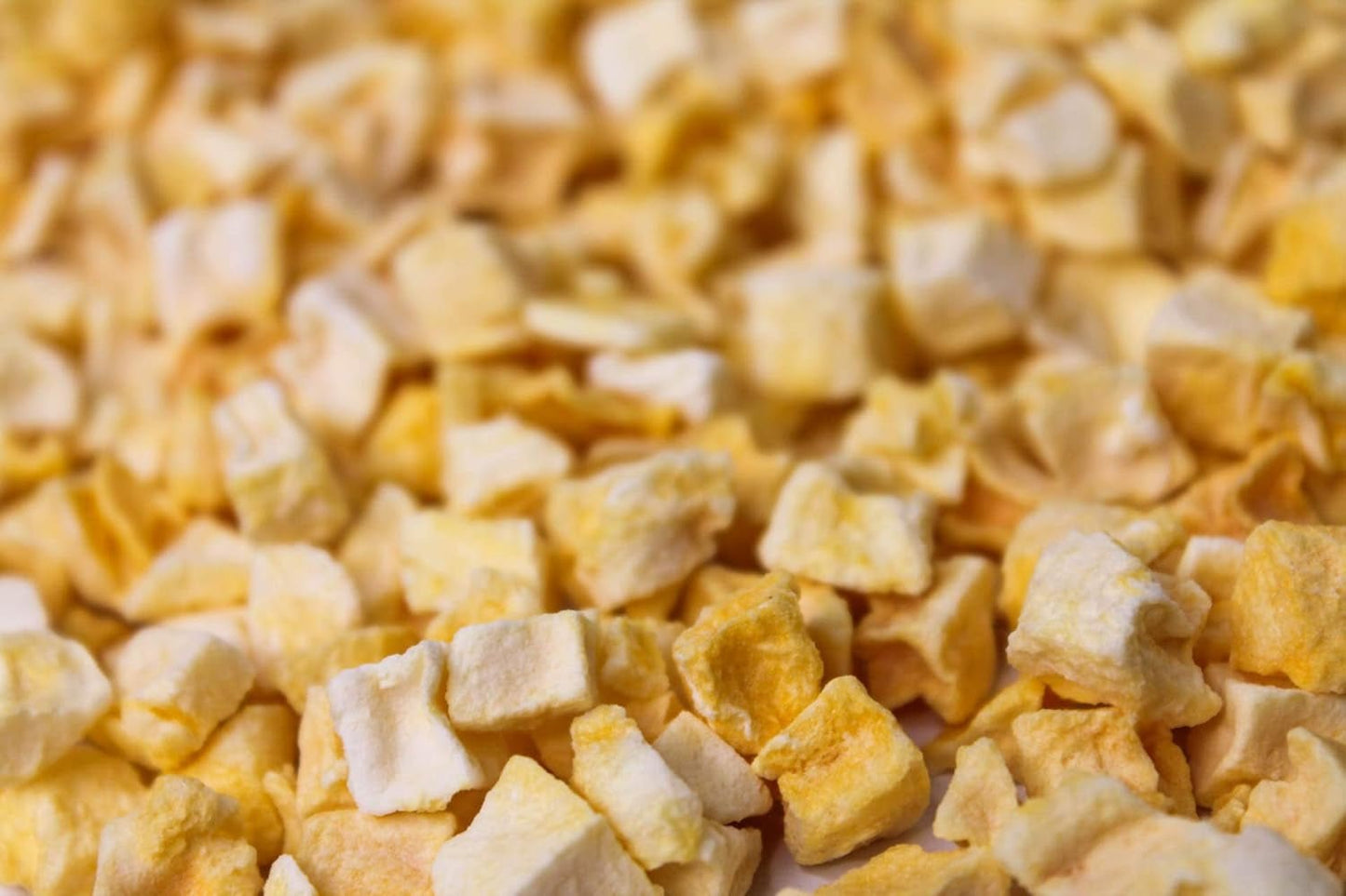 Gevriesdroogde mangostukjes 100g - Gevriesdroogd fruit - Gevriesdroogd gedroogd fruit - Gedroogde mango - Ideaal voor snacks, bakken, muesli, smoothies en desserts Gedroogde producten Naty Shop