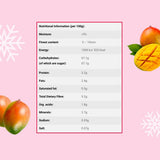 Gevriesdroogde mangostukjes 100g - Gevriesdroogd fruit - Gevriesdroogd gedroogd fruit - Gedroogde mango - Ideaal voor snacks, bakken, muesli, smoothies en desserts Gedroogde producten Naty Shop