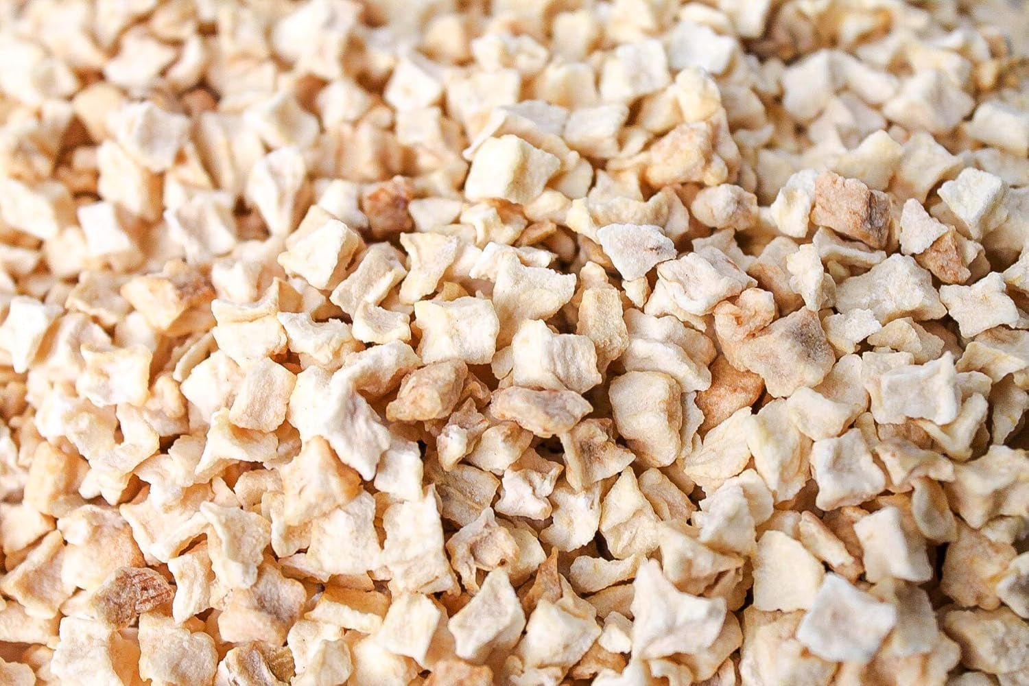 Gevriesdroogde appelstukjes 100g - Gevriesdroogd fruit - Gevriesdroogd gedroogd fruit - Gedroogde appels - Ideaal voor het bakken, decoreren van taarten, snacks, muesli en desserts Gedroogde producten Naty Shop