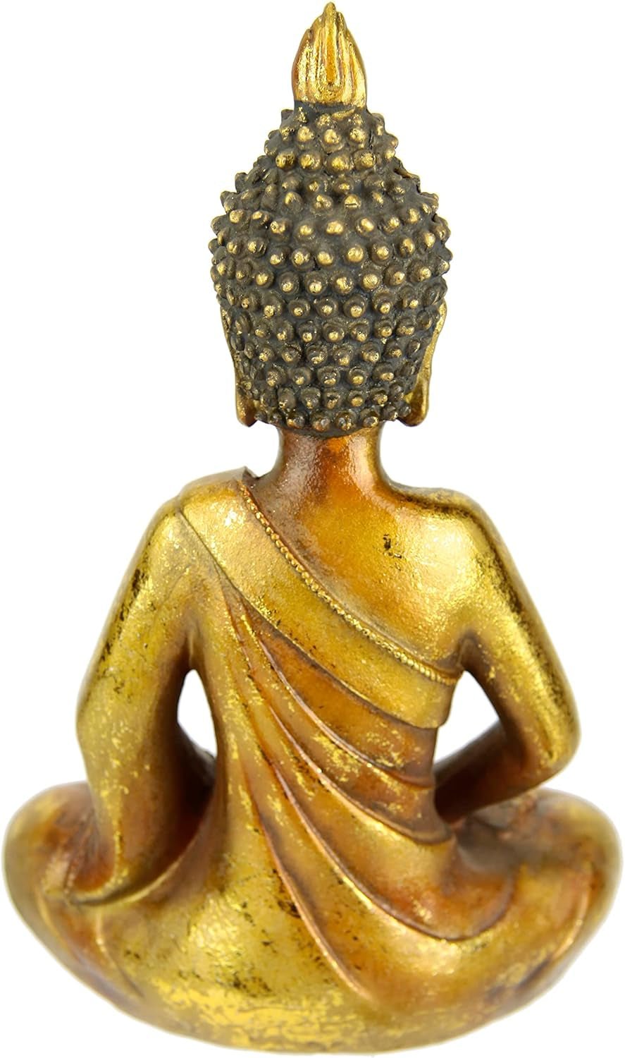Boeddha figuur mediteren zittend beeld figuren sculptuur buste standbeeld ornament Boeddha figuur Feng Shui decoratie tuin terras balkon decoratie Boeddhabeeld woonaccessoire Boeddha beeld tuinfiguur Beeldjes en sculpturen Naty Shop
