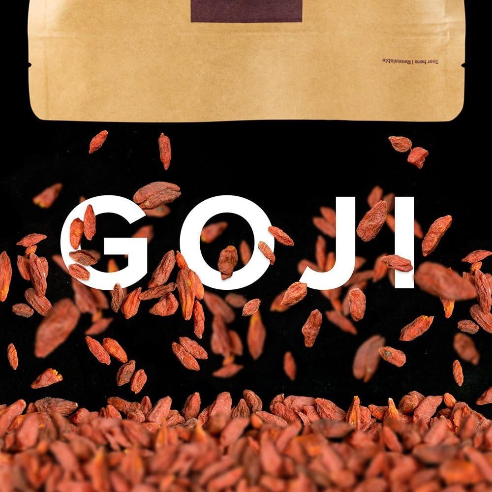 Bulk gedroogde Goji-bessen, 500 g, verpakking kan variëren Naty Shop gedehydrateerde producten