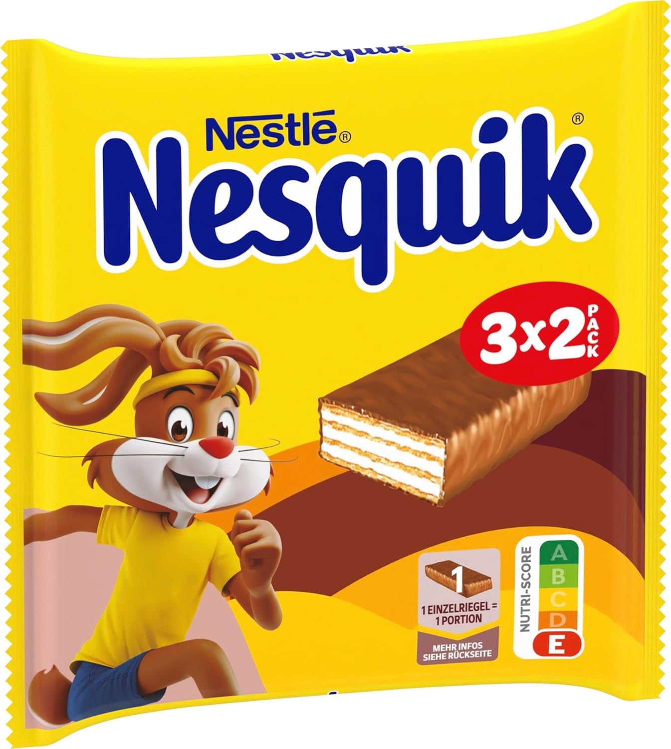 Nestlé Crunchy Wafel Heerlijke Melkchocolade Wafelreep Multi Pack 1 Pak (3x26g Elk)