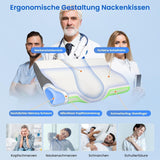 PHYSEN Orthopedisch kussen Nekkussen, neksteunkussen, traagschuimkussen, ergonomisch nekpijnkussen Slaapkussen Anti-snurkkussen voor zijkanten, rug en buik (62 * 34 * 11,6,5 cm) Cervicale orthopedische kussens Naty Shop