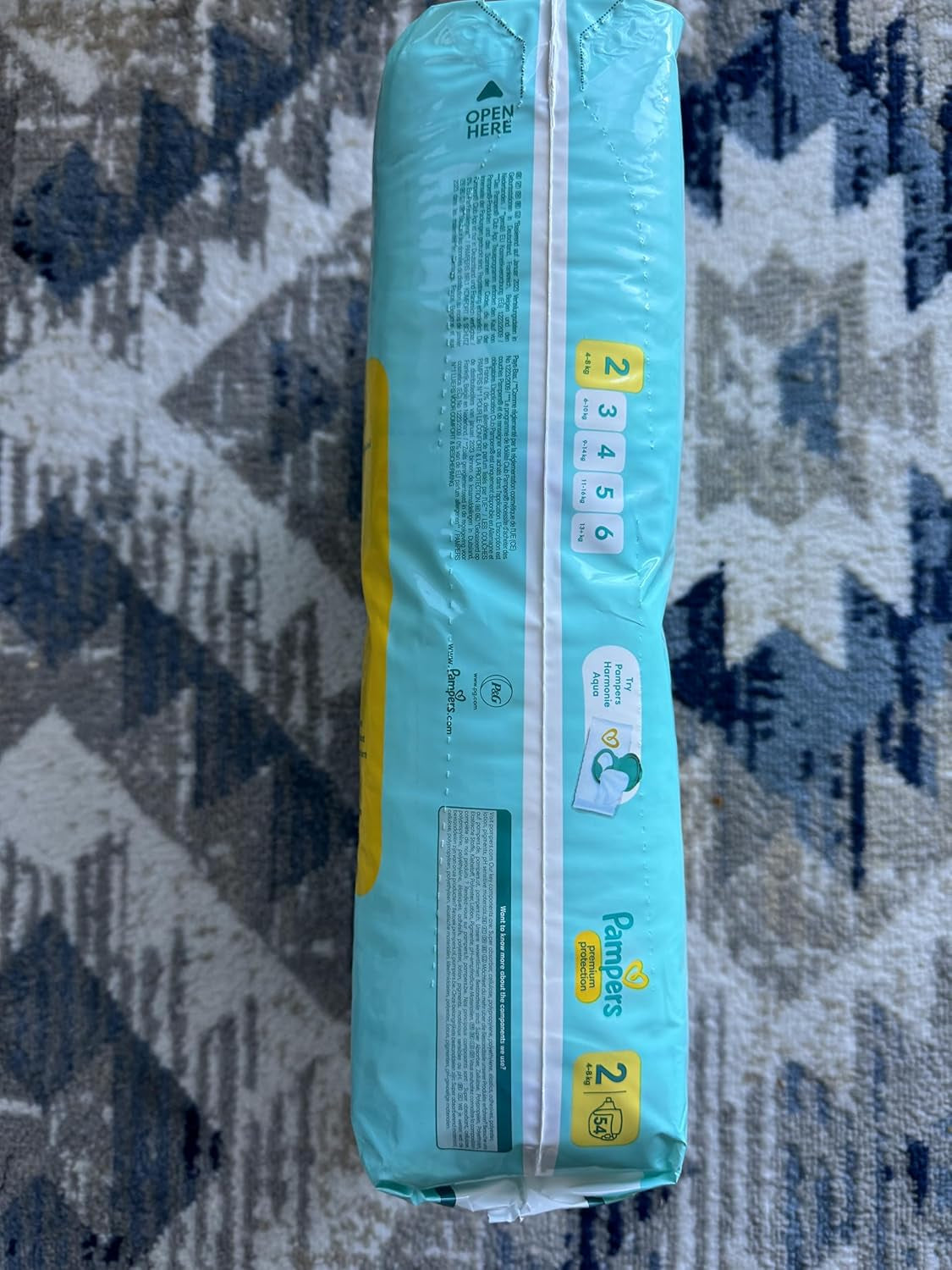 Pampers Premium Protection T2 – 54 stuks