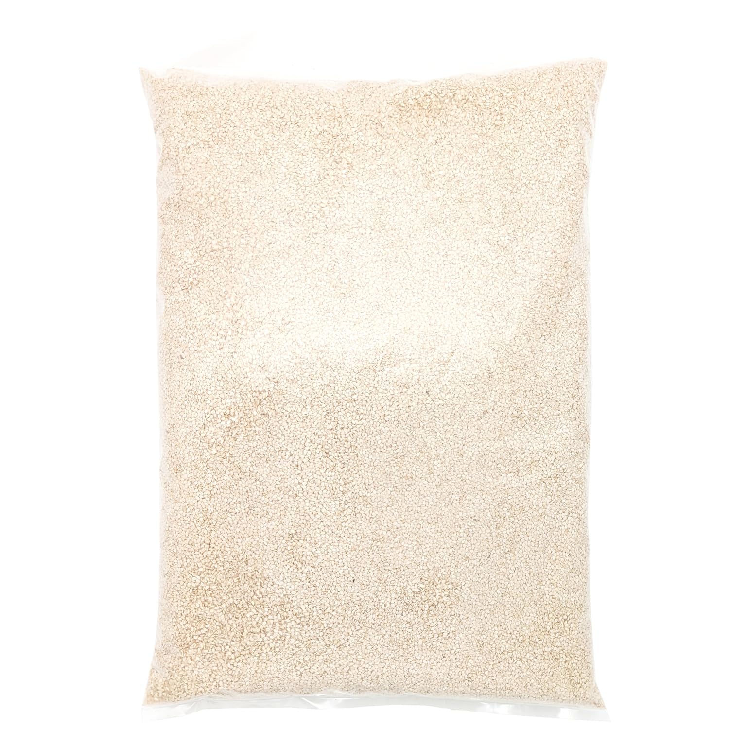 Biologische sesamzaadjes 3kg, rauwe biologische oliezaden, witte sesam, natuurlijk gepeld, ongebrand, bron van calcium en ijzer, voordeelpakket