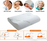 Kussen van traagschuim Kussen, neksteunkussen, ergonomisch nekkussen voor verschillende slaapposities met afneembare hoes Cervicale orthopedische kussens Naty Shop