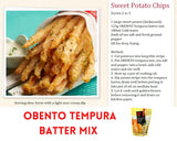 Tempura Beslagmix Tempura Back-Frittiermischung, 500 Gram Mix voor bakken en koken Naty Shop