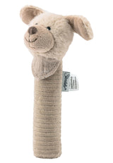 Sterntaler Babypieper hond Lucky - Babyspeelgoed gemaakt van zacht pluizig materiaal met koord - Vangspeelgoed voor kinderen - Eerste pogingen om te vangen en te spelen, grijsbeige Bebe Toys Naty Shop Standaard titel