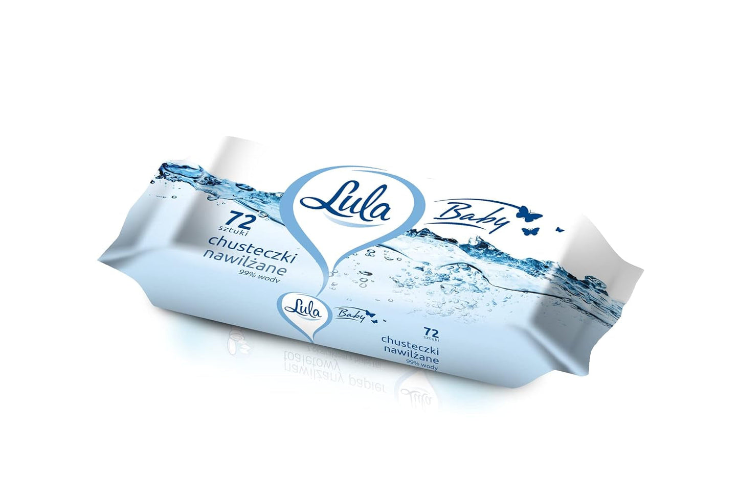 Babydoekjes 99% water, 72 stuks