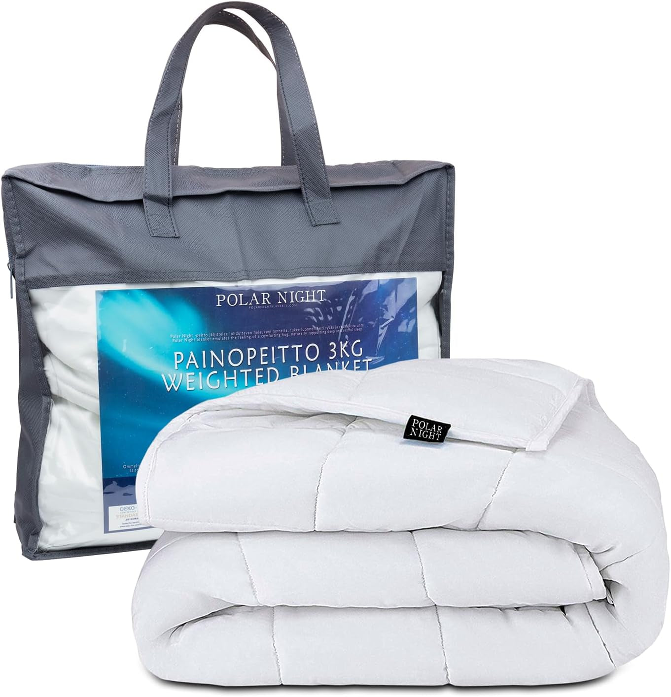 Verzwaarde deken voor volwassenen 150 X 200 Cm, 7Kg - Verzwaarde deken voor diepe slaap, zware deken, therapiedeken van 100% katoen, ontspanningsdeken Oeko-Tex® 100 Standaard dekbed Bedden en Dekens Polar Night 135 X 200 Cm 9,0 Kilogram