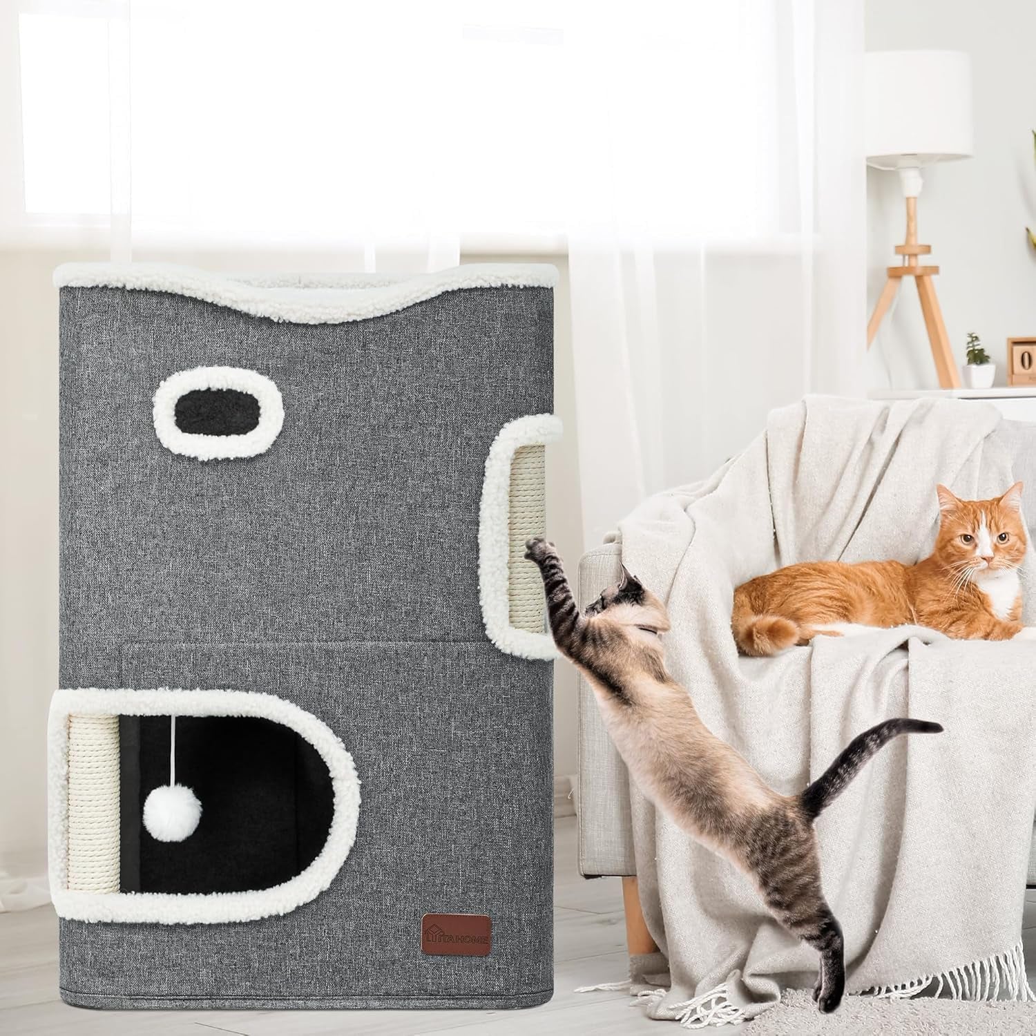 Dekens en meubels, Huisdieren, Grotten & Huizen, Katten, Kattenbedden, Katten - bedden, matrassen