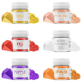 Eetbare glitters, 3 gram Naty Shop Warme kleuren