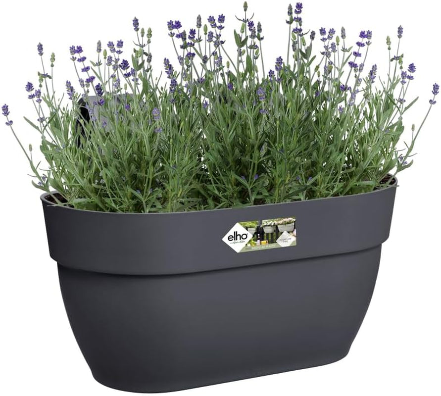 elho Vibia Campana Easy Hanger M 36 - Pot voor balkon en buiten - Ø 36,0 x H 26,5 cm - Zwart/Antraciet