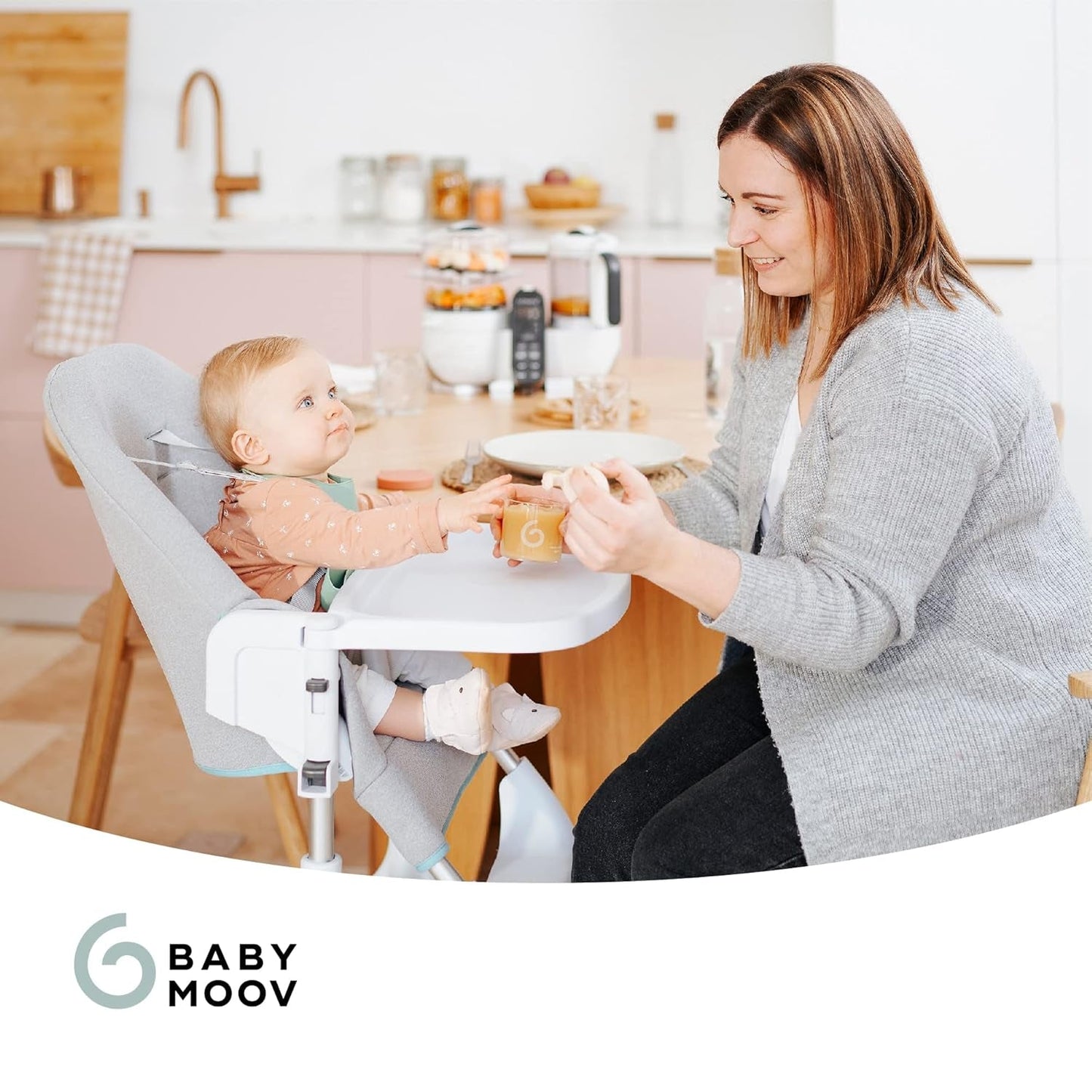 Babymoov ISY BOWLS babyvoedingcontainers van robuust, temperatuurbestendig glas - voor het bewaren/invriezen van babyvoeding, 6x 250ml + 3x 120ml Voedselbewaardozen Naty Shop