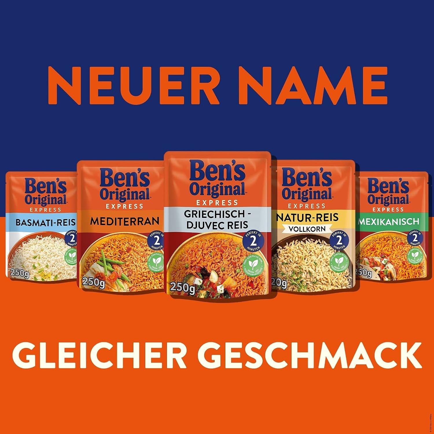 Ben's originele basmatirijst, gekookt in zak gedurende 10 minuten, 6 pakken (6 x 1 kg)