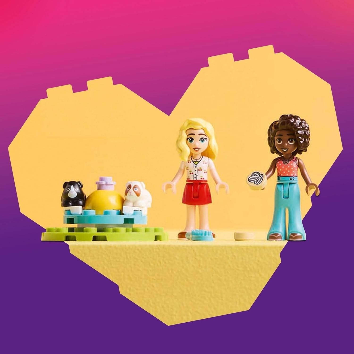 LEGO Friends Caviaspeeltuinbouw- en fantasiespelset met 2 minifiguren en 2 dierenspeelgoed voor meisjes 5+ dierenset 42640 Bouwsets Besuche in LEGO-Store