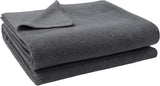 Zoeppritz deken in kleur: Rood, Gemaakt van 65% Polyester, 35% Viscose, Afmeting: 160X200 Cm, 103291-235-160X200 Zoeppritz Bedden en Dekbedden Sinds 1828 940 Middengrijs Melange 180X220 Cm
