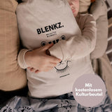 Verzwaarde babydeken | 3,5 kg | 100X150Cm | Therapiedeken | Verzwaarde dekens | Zware deken (blauw tijgergezicht, 3,5 kg - 100 x 150 cm) BLENKZ bedden en dekens.