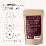 BIO Schoko Chai kruidenthee zonder suiker, met cacaopeulen, kaneel, zoethout en andere aromatische Chai-kruiden, 100 g