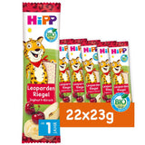 HiPP Luipaardrepen met yoghurt en kersen in banaan (22 x 23 g), vanaf 1 jaar, alleen gezoet met fruit, van de beste biologische kwaliteit