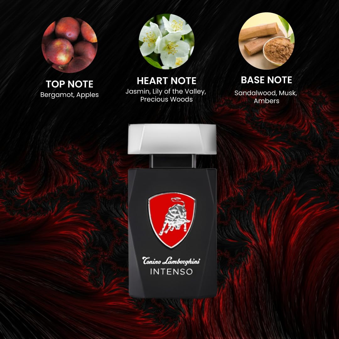 Tonino Lamborghini Intenso voor mannen 4,2 oz EDT Spray Naty Shop haarontwarrende producten