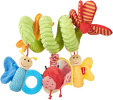 SIGIKID 42249 Actieve spiraalvlinder Baby Activity On Tour meisjesspeelgoed voor kinderen aanbevolen vanaf de geboorte Veelkleurig Speelgoed Bebe Naty Shop Aanbevolen vanaf de geboorte Veelkleurig