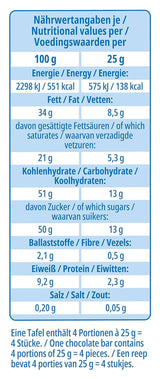 frankonia CHOCOLADE Volle melkchocolade zonder lactose en gluten, 100 g