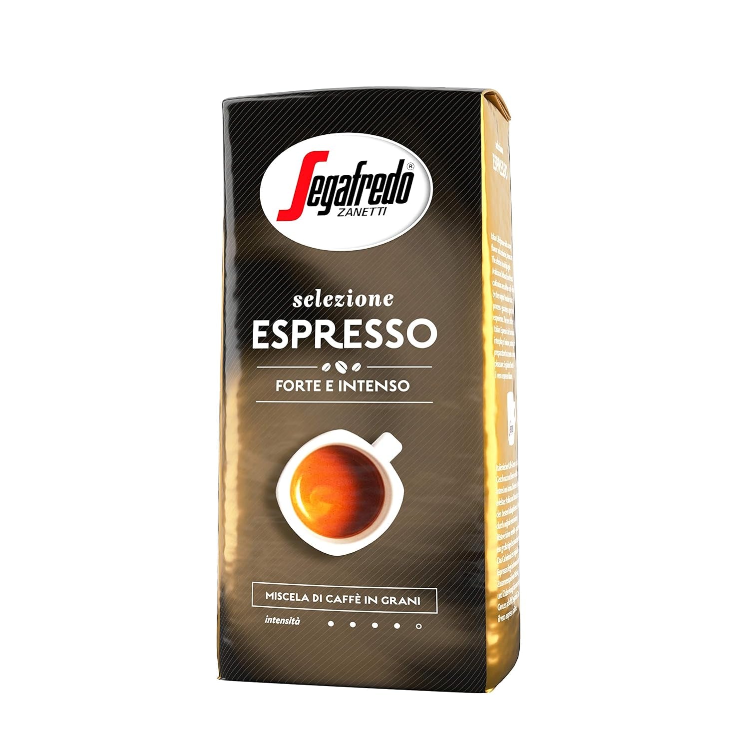 Segafredo Zanetti Selezione Espresso - Hele boon (1kg pak) - Geschikt voor alle Italiaanse koffiespecialiteiten - Medium tot donker gebrand, sterke en intense smaak