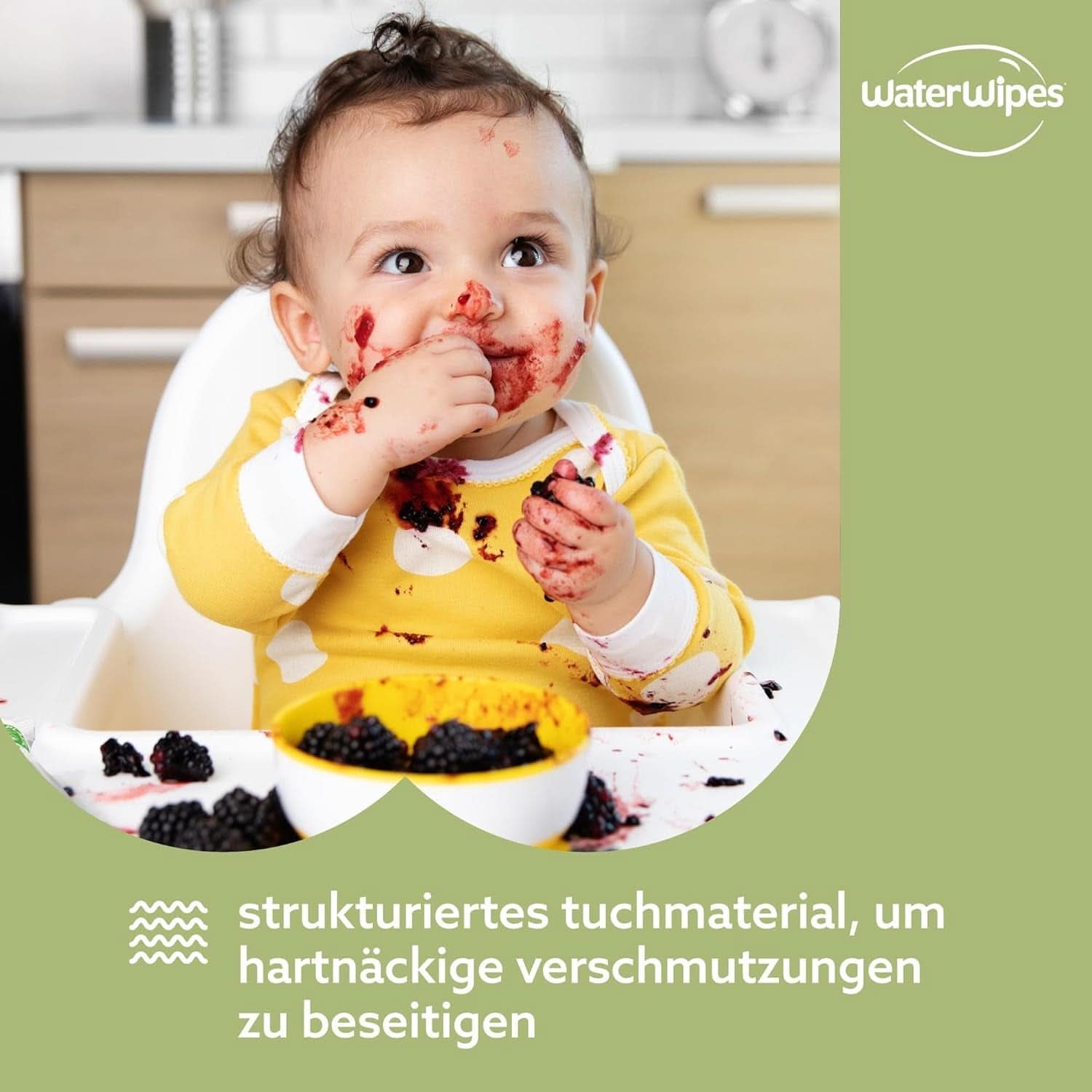 Waterdoekjes Plastikvrij, Texturierte Reinigungstücher Für Kleinkinder & Babies, 240 Stück (4 Packungen), 99,9 % Wasserbasierte Reinigungstücher, Unperfümiert Für Empfindliche Haut Naty Shop