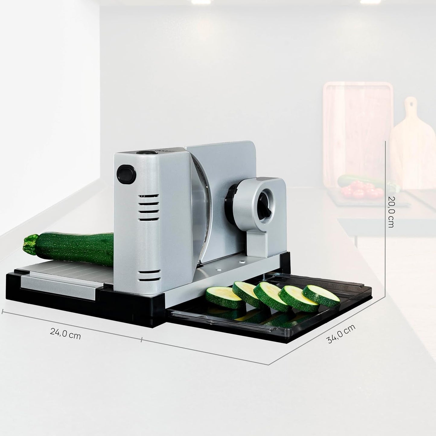 Ritter Icaro 7, multifunctionele elektrische snijmachine Rasnite en Snijmachines Naty Shop