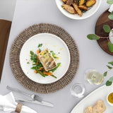Villeroy & Boch - Artesano 6-delige serviesset voor 2 personen, wit, vaatwasmachinebestendig, magnetronbestendig, bestekset, bordenset, dinerborden, ontbijtborden, dinerborden, premium porselein