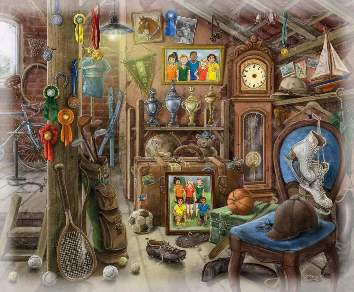 Ravensburger EXIT Puzzel - The Ghostly Manor House - 6X 99-delige puzzel voor puzzelminnende volwassenen en kinderen vanaf 10 jaar Puzzel Naty Shop