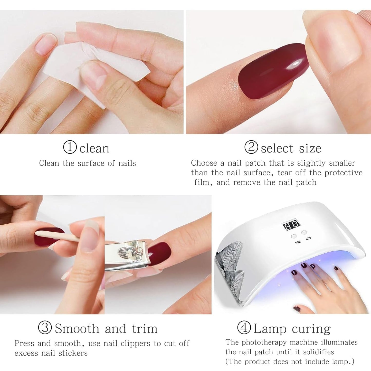 JMEOWIO Nagelfolie UV Hartend Schlange Stern UV Gel Nail Strips Nagelsticker Nagelaufkleber Nail Art Decoratie Nageldesign Zubehör