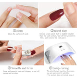 JMEOWIO Nagelfolie UV Hartend Schlange Stern UV Gel Nail Strips Nagelsticker Nagelaufkleber Nail Art Decoratie Nageldesign Zubehör