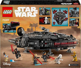 LEGO Star Wars Dark Millennium Falcon, ruimteschipset, bouwspeelgoed voor kinderen, verjaardagscadeau voor jongens, meisjes en fans, avonturenspeelgoed 75389 Bouwsets Besuche in LEGO-Store