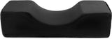 QWORK® Wimperkussen, U-vormig schoonheidsmake-upkussen, Ergonomisch wimperkussen voor verlenging, Traagschuim Wimperkussen voor schoonheidssalon Thuisgebruik (zwart) Cervicale orthopedische kussens Naty Shop Standaardtitel